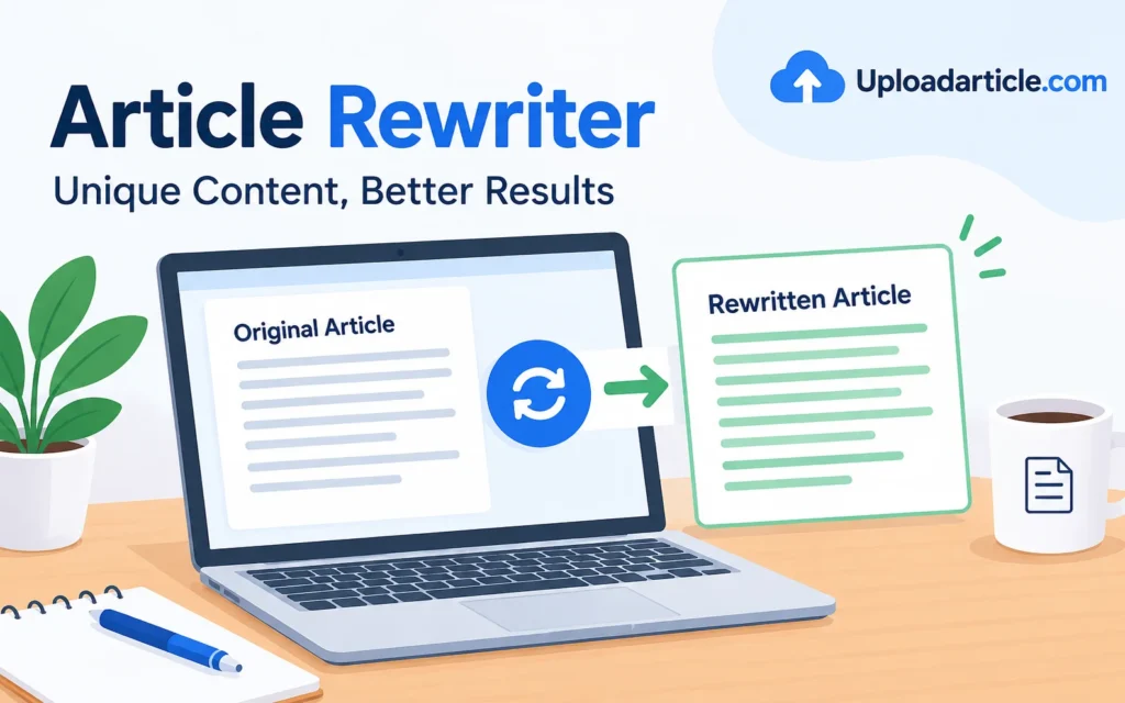 Article Rewriter Uploadarticle.com: What It Is and How to Rewrite Safely