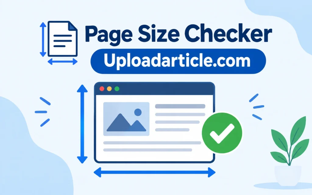 Page Size Checker Uploadarticle.com: How to Test and Shrink Your Page Weight